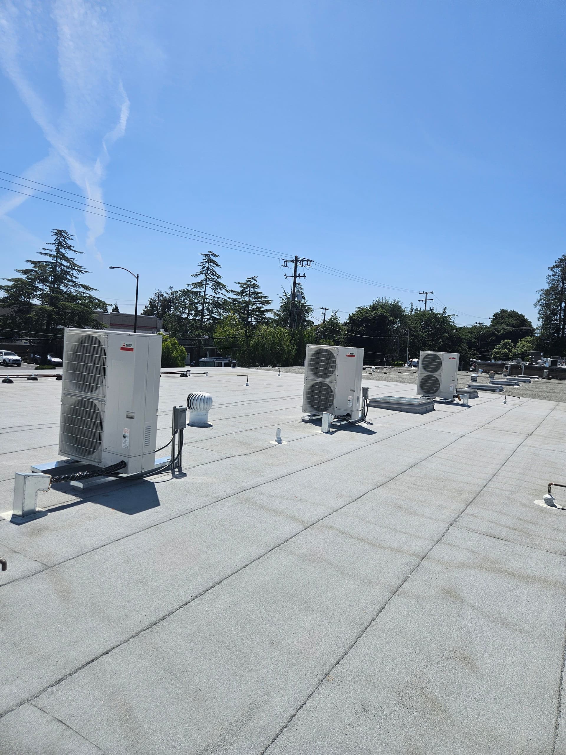 Gallery photos for Mitsubishi Ceiling Cassette Mini Split Install in Mountain View: Image #1